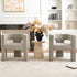 Herbert Modern Bouclé Armchair - Oatmeal Accent Chair | Decorative Accent Chairs | Kinwell Furniture | Modern Accent Chairs
